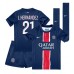 Paris Saint-Germain Lucas Hernandez #21 Dětské Oblečení Domácí Dres 2024-25 Krátkým Rukávem (+ trenýrky)